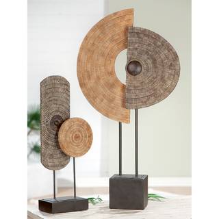 Oggetto decorativo Carve II Resina sintetica - Marrone