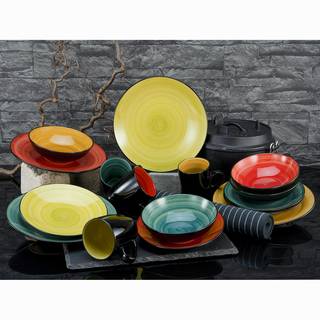 Servizio da tavola SAMOA (16) Stoneware - Multicolore