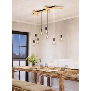 Hanglamp Monmount staal - 9 lichtbronnen
