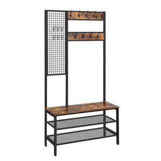 Mobile da ingresso Welford II Metallo - Nero / Marrone