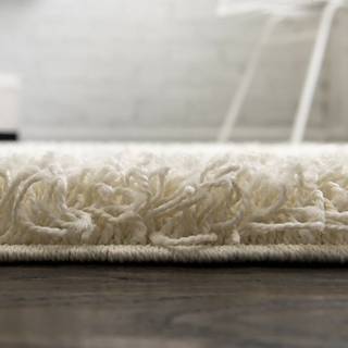 Hochflorteppich Shaggy Shag I Polypropylen - Creme - 150 x 245 cm