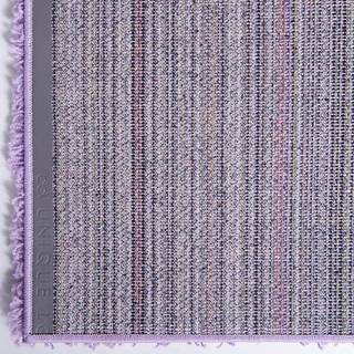 Hochflorteppich Shaggy Shag I Polypropylen - Flieder - 65 x 90 cm