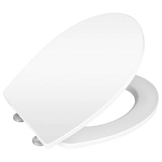 Tavoletta premium per WC White Acciaio inox - Bianco