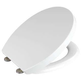 Tavoletta premium per WC Birori Acciaio inox - Bianco