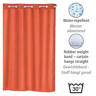 Tenda da doccia Comfort Flex Poliestere - Terracotta