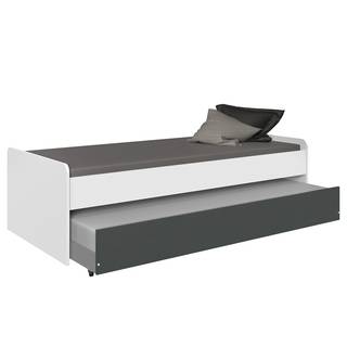 Uittrekbed Rocco II Wit - Plaatmateriaal - 94 x 27 x 199 cm