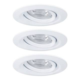 LED-inbouwlamp Nova I (set van 3) aluminium - 3 lichtbronnen