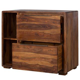 Mobile per lavabo TRANGLE con 2 cassetti Legno massello di Sheesham