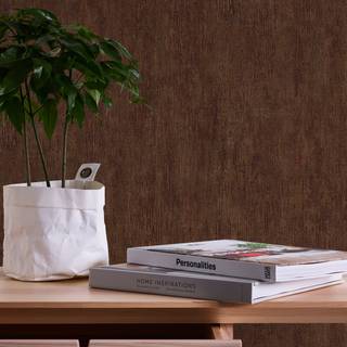 Fotomurale Bridport Marrone - 0,53m x 10,05m - Marrone cioccolato