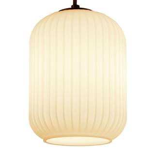 Pendelleuchte Noble Purity Opalglas / Aluminium - 1-flammig