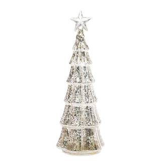 LED-Weihnachtsbaum Borkan Farbglas - Silber