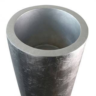 Pflanzgefäß Konus Kunstharz - Silber - Durchmesser: 42 cm