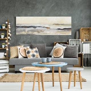 Afbeelding Happy Horizon I beige - 150 x 50 x 2 cm - Breedte: 150 cm