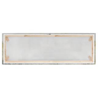Canvas Astratto in oro I Bianco - 120 x 40 x 2 cm - Larghezza: 120 cm