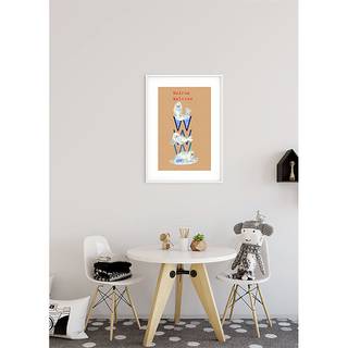 Afbeelding ABC Animal W papier - meerdere kleuren