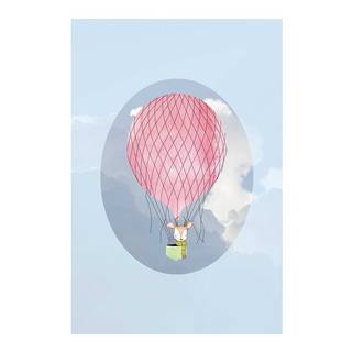 Tableau déco Happy Balloon III Papier - Multicolore
