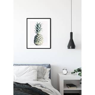 Poster Pineapple Carta - Rosa / Verde