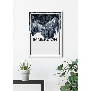 Poster Immersion Carta - Acciaio inox