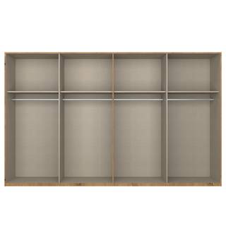 Drehtürenschrank SKØP pure gloss Hochglanz Weiß / Eiche Artisan Dekor - 360 x 236 cm