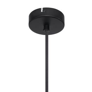 Hanglamp Hollie II Zwart - Grijs - Metaal - Hoogte: 120 cm