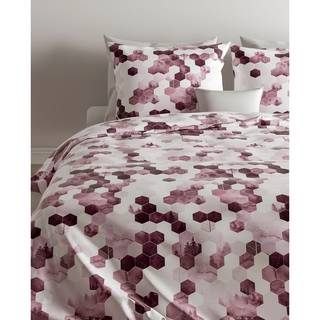 Bettwäsche Neo Baumwollstoff - Mauve - 140 x 200/220 cm + Kissen 70 x 60 cm