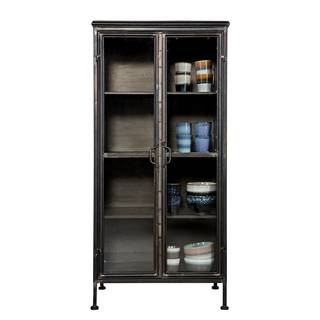 Highboard Ondara Metall - Vintage Schwarz