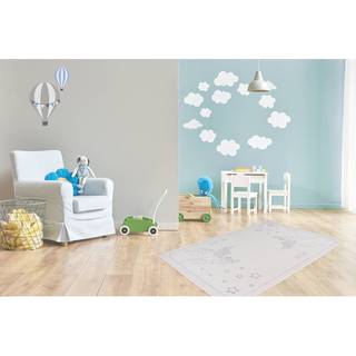 Tapis enfant Bambini 200 I Polyester - Gris - 80 x 150 cm