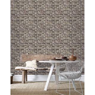 Fotomurale Pietre II Marrone - 0,52m  x 10,05m  x 0,02m - Marrone