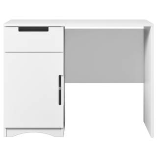 Schreibtisch Classic Weiß - Holzwerkstoff - 10 x 87 x 60 cm