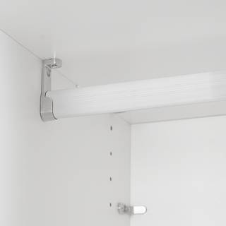 Armadio con ante battenti Maracas Bianco - Larghezza: 147 cm