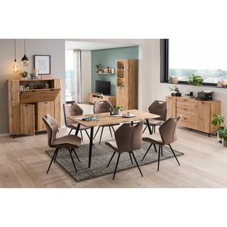 Vitrinenschrank Dorchester Eiche Artisan Dekor