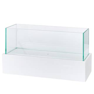 Windlicht Glossy Aluminium / Kunststoff - Weiß