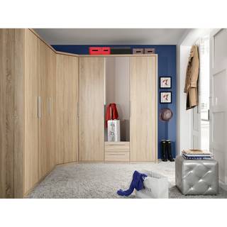 Eckschrank Longfort Beige - Holzwerkstoff - 94 x 213 x 94 cm