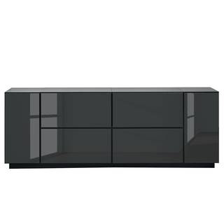 Sideboard now to go colour V Hochglanz Diamantgrau / Diamantgrau