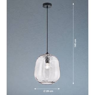 Hanglamp Bretagne I glas/ijzer - 1 lichtbron