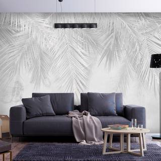 Fotomurale Monotony of Calm Tessuto non tessuto - Grigio - 300 x 210 cm