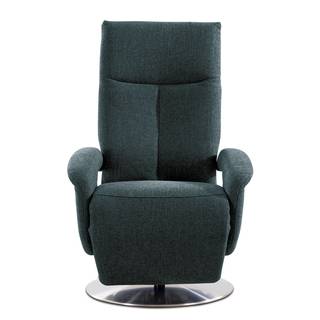 Poltrona relax Leesburg Tessuto Amra: blu grigio - Funzione relax - Senza dispositivo alzapersona - Regolazione manuale