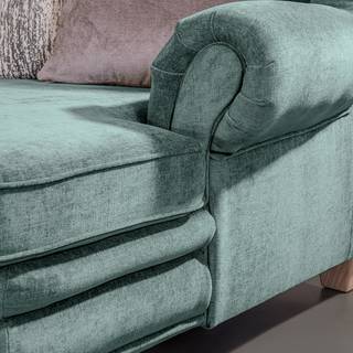 XXL-fauteuil Salvator Blauw - Deels massief hout - Textiel - 125 x 100 x 140 cm