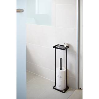 Toilettenpapierhalter Tower Stahl - Schwarz