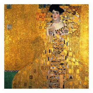 Canvas Adele Bloch Baue Poliestere PVC / Legno di abete rosso - Giallo / Oro