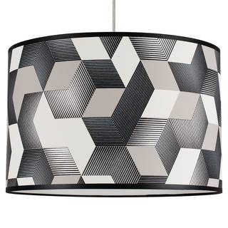 Suspension Espacio I Papier / Acier - 1 ampoule