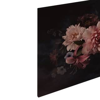 Afbeelding Blossom Variety polyester PVC/sparrenhout - roze/zwart