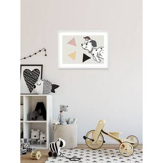 Poster La carica dei 101 e triangoli Multicolore - Carta - 70 cm x 50 cm