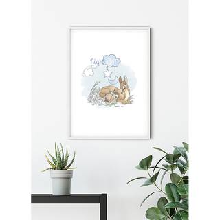 Afbeelding Bambi Good Night meerdere kleuren - papier - 50 cm x 70 cm
