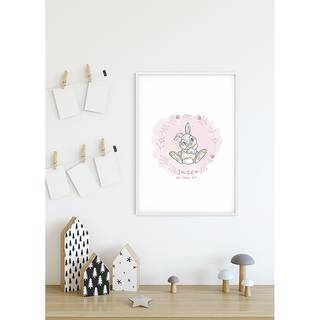 Afbeelding Klopfer roze - papier - 50 cm x 70 cm