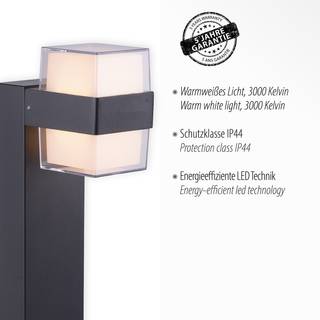 LED-padverlichting Cara polyethyleen / ijzer - 2 lichtbronnen