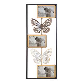Decorazione da parete Retla Ferro - Nero / Rame - 25 cm x 61 cm x 3 cm