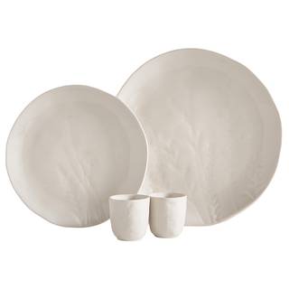 Frühstücksteller FLEUR Keramik - Beige - Durchmesser: 20 cm