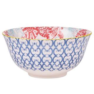Bol ORNAMENTS III Porcelaine - Blanc / Bleu / Rouge