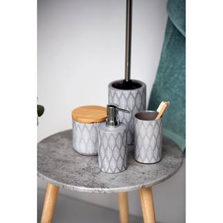 Universaldose Tupian Keramik / Bambus - Grau